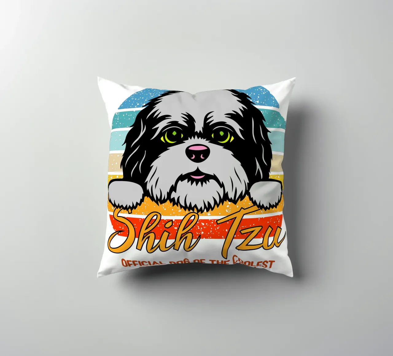 shih tzu cane ufficiale delle persone più cool del pianeta cuscino da ririedis