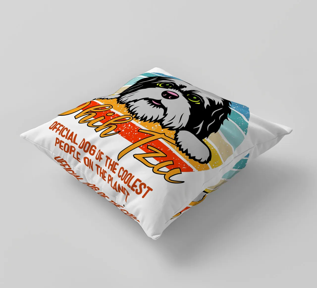 shih tzu cane ufficiale delle persone più cool del pianeta cuscino da ririedis