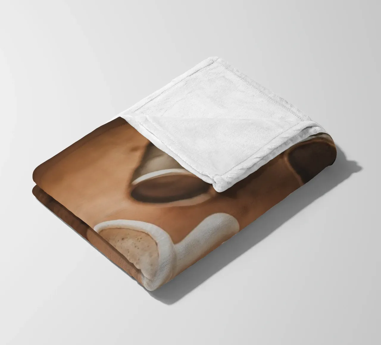 Retro Mediterraner Espresso coperta in pile da Carinaprint