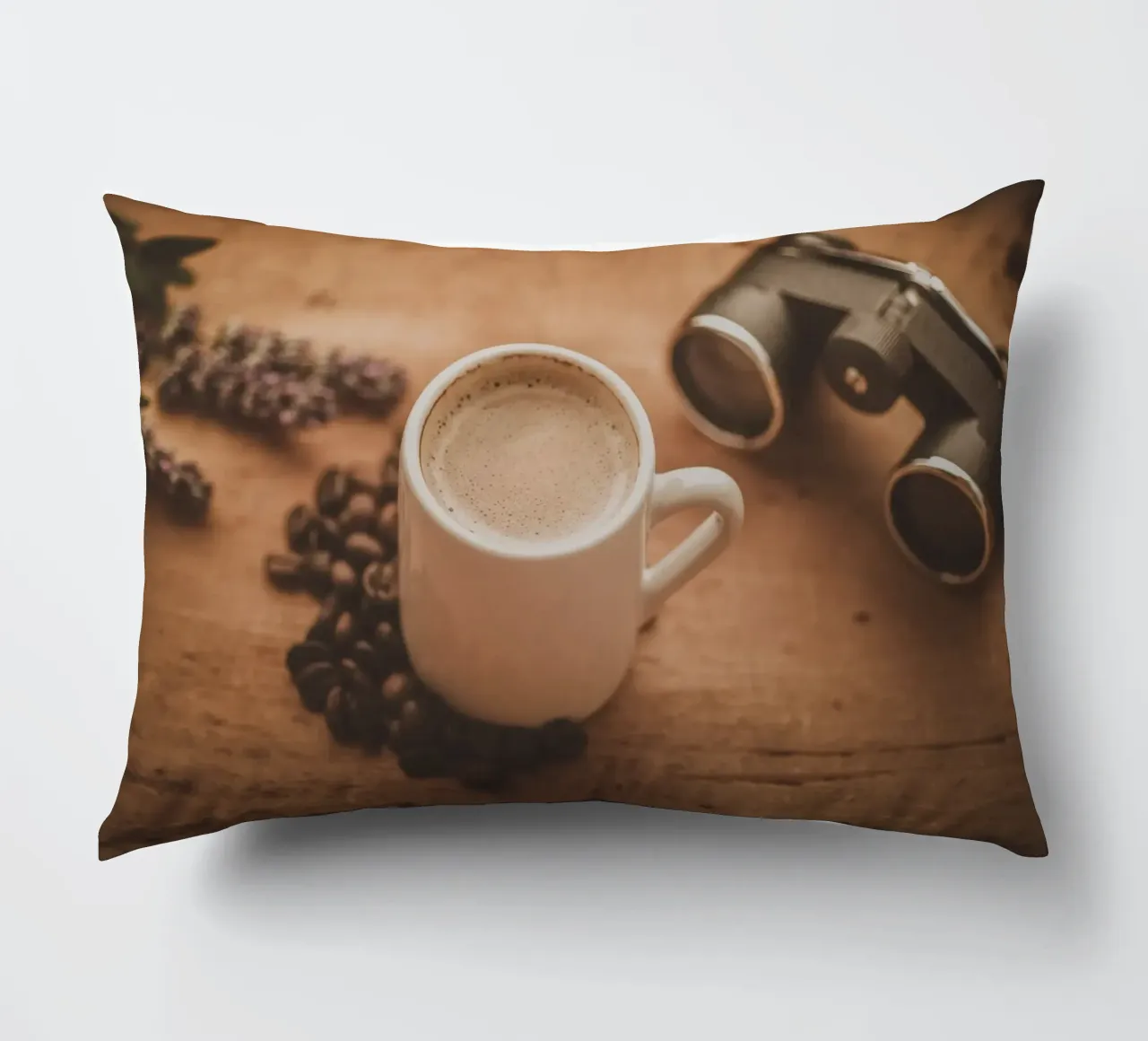 Retro Mediterraner Espresso cuscino da Carinaprint