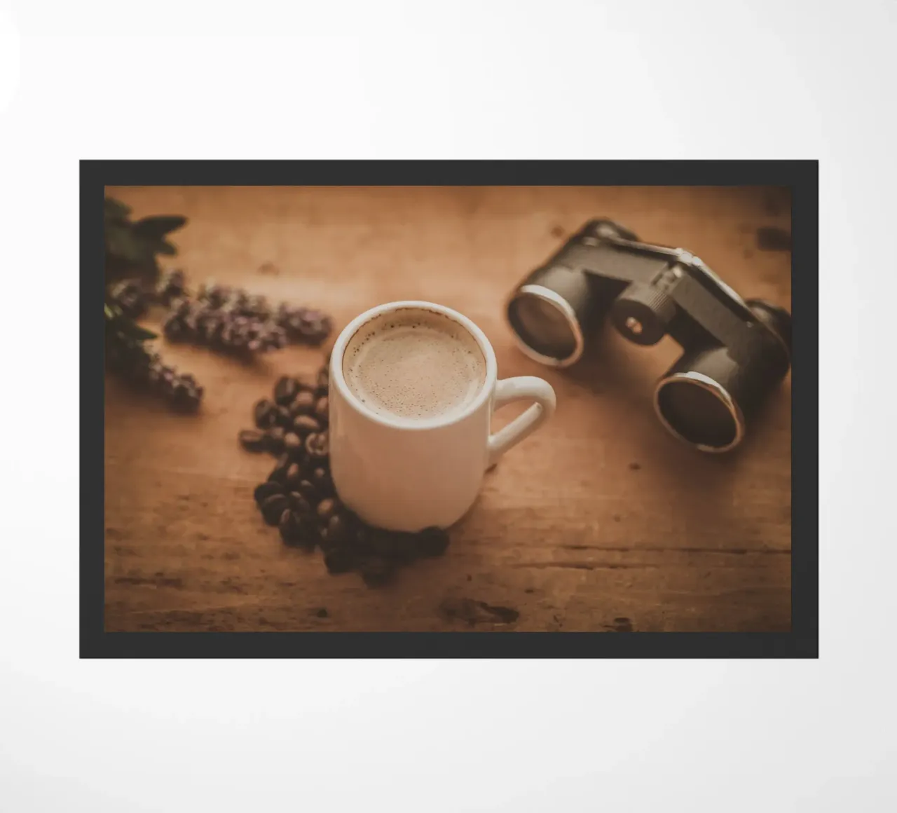 Retro Mediterraner Espresso zerbino da Carinaprint