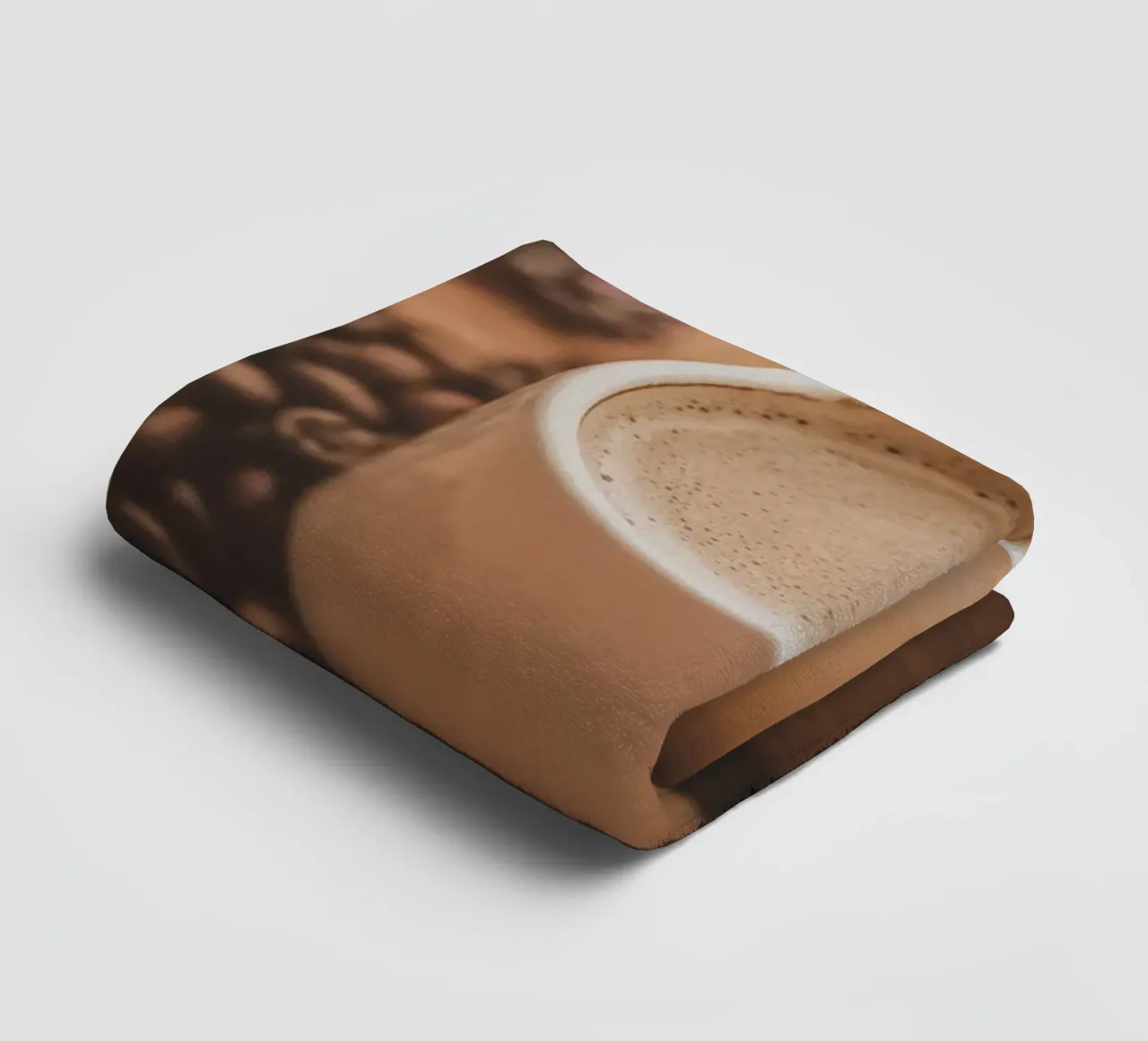 Retro Mediterraner Espresso asciugamano da bagno da Carinaprint