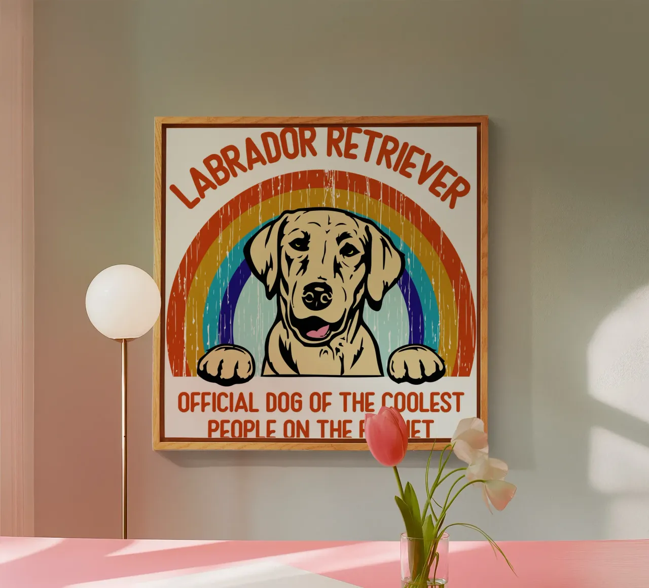 cane labrador retriever delle persone più cool del pianeta plexiglass da ririedis