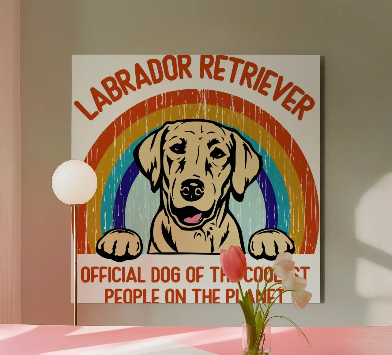 cane labrador retriever delle persone più cool del pianeta pannello forex da ririedis