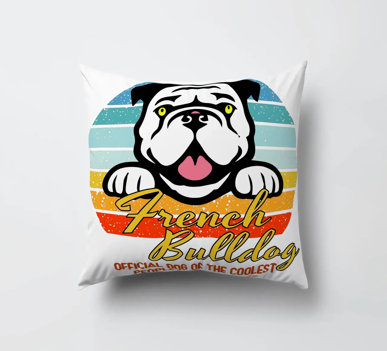 bulldog francese ufficiale delle persone più cool del pianeta cuscino da ririedis