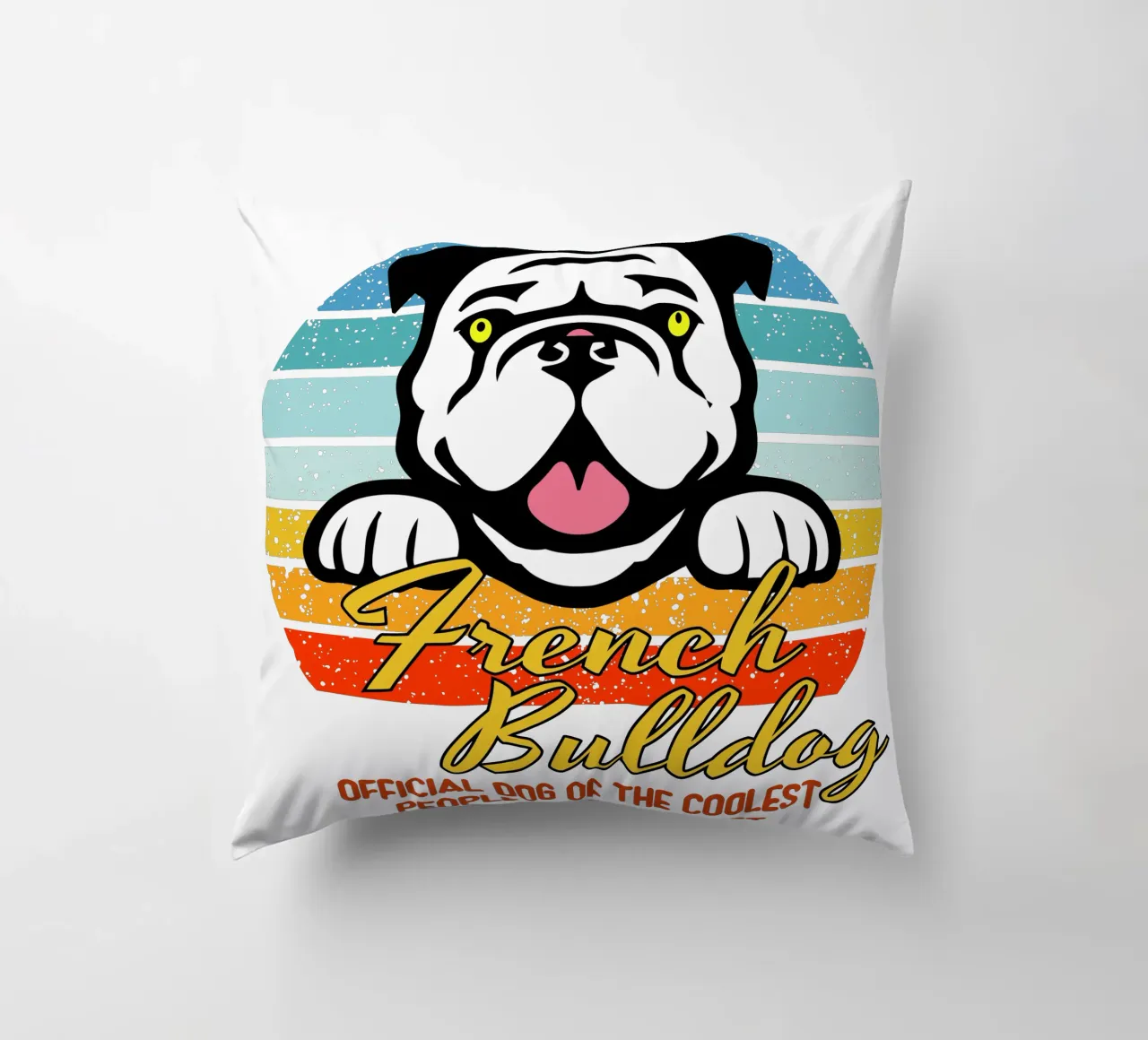 bulldog francese ufficiale delle persone più cool del pianeta cuscino da ririedis
