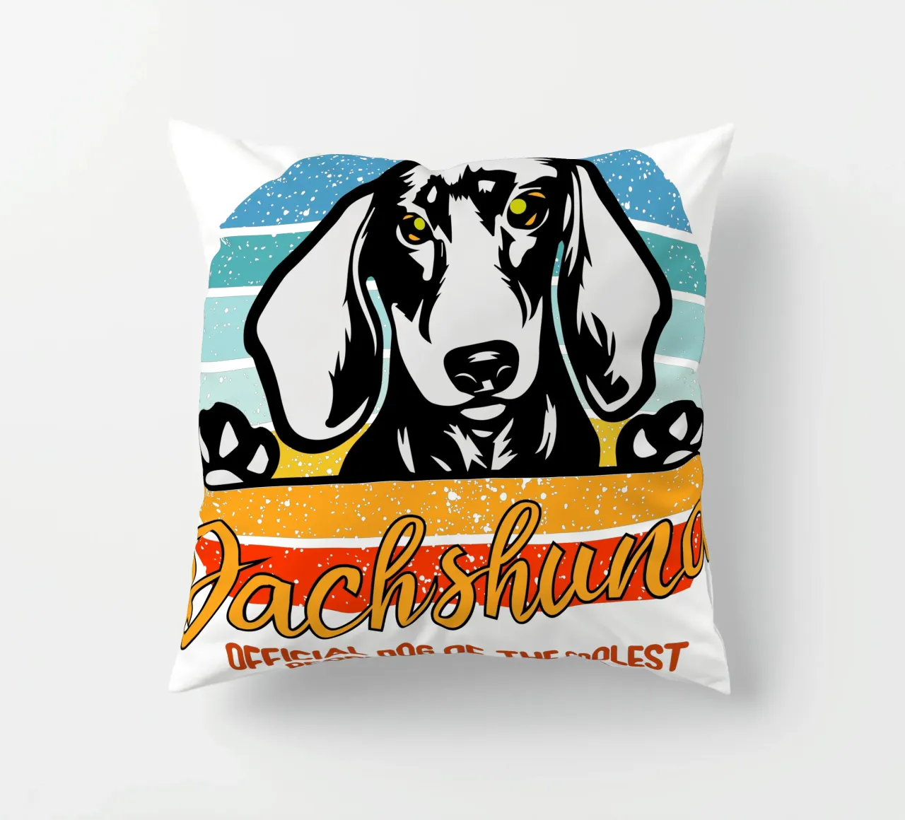 dachsund cane ufficiale delle persone più cool del pianeta cuscino da ririedis