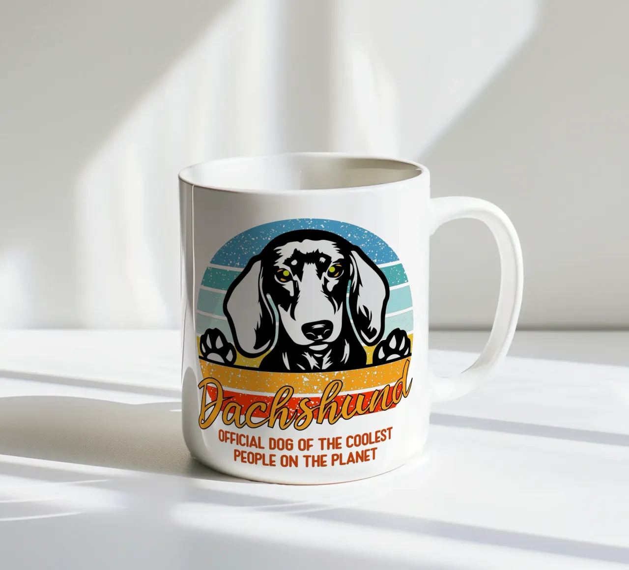 dachsund cane ufficiale delle persone più cool del pianeta tazza in ceramica da ririedis