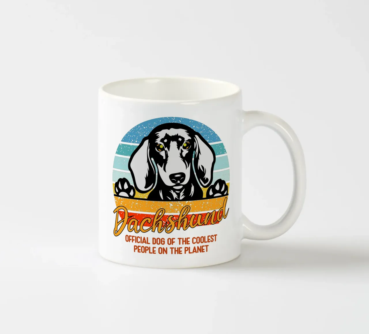 dachsund cane ufficiale delle persone più cool del pianeta tazza in ceramica da ririedis