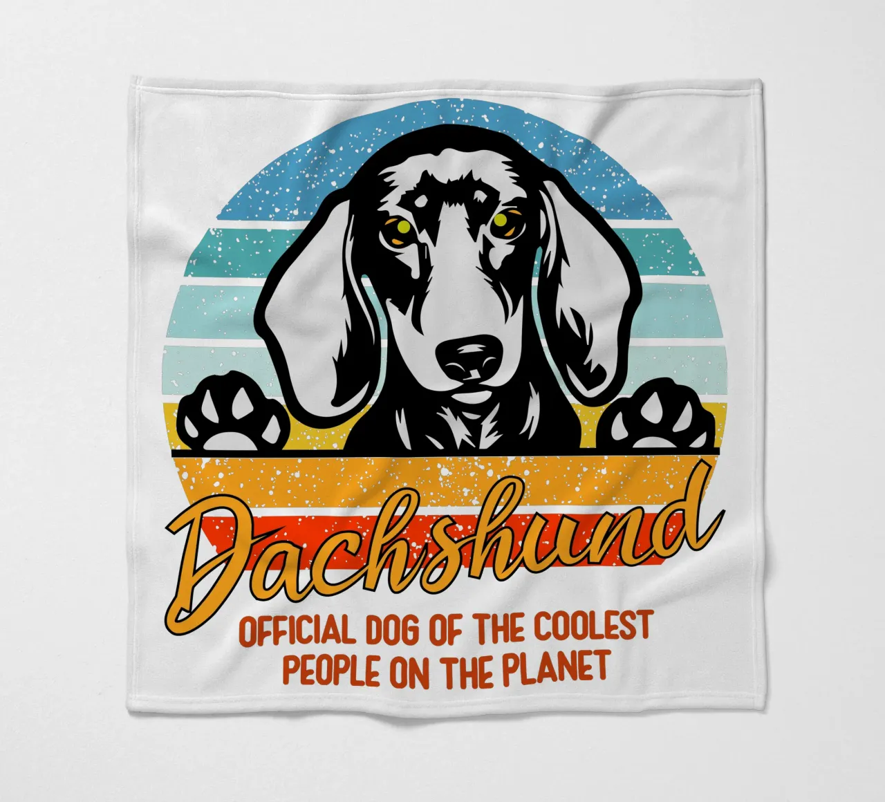 dachsund cane ufficiale delle persone più cool del pianeta coperta in pile da ririedis