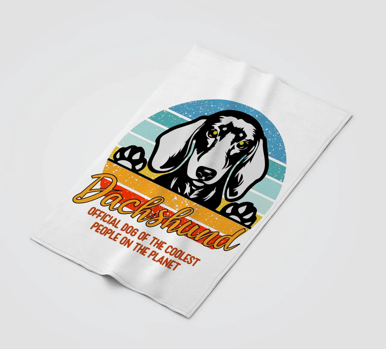 dachsund cane ufficiale delle persone più cool del pianeta coperta in pile da ririedis