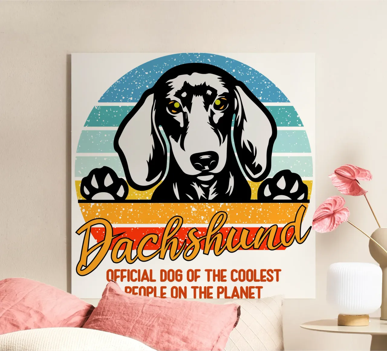 dachsund cane ufficiale delle persone più cool del pianeta plexiglass da ririedis