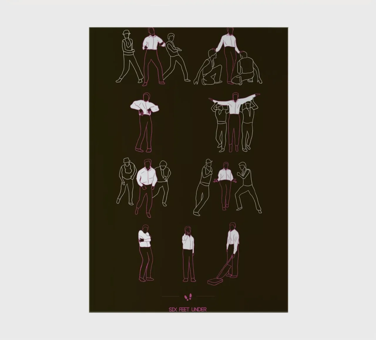 Six Feet Under - David Fisher notitieboek van Niege Borges