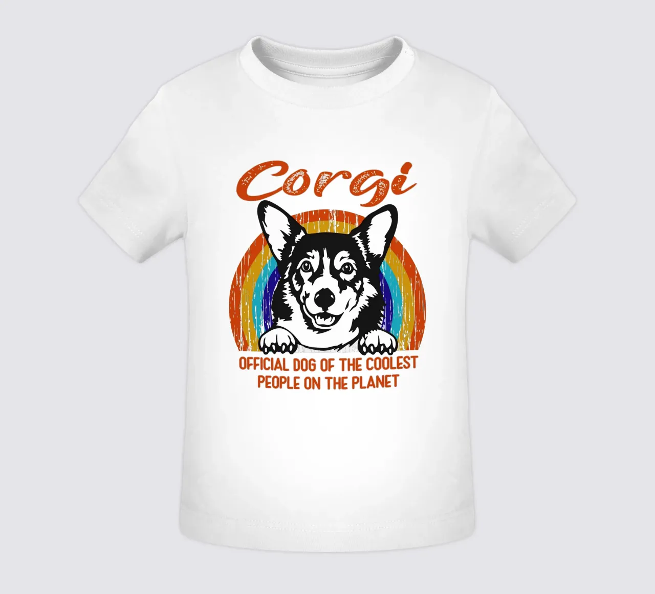 corgi cane ufficiale delle persone più cool del pianeta maglietta neonato da ririedis