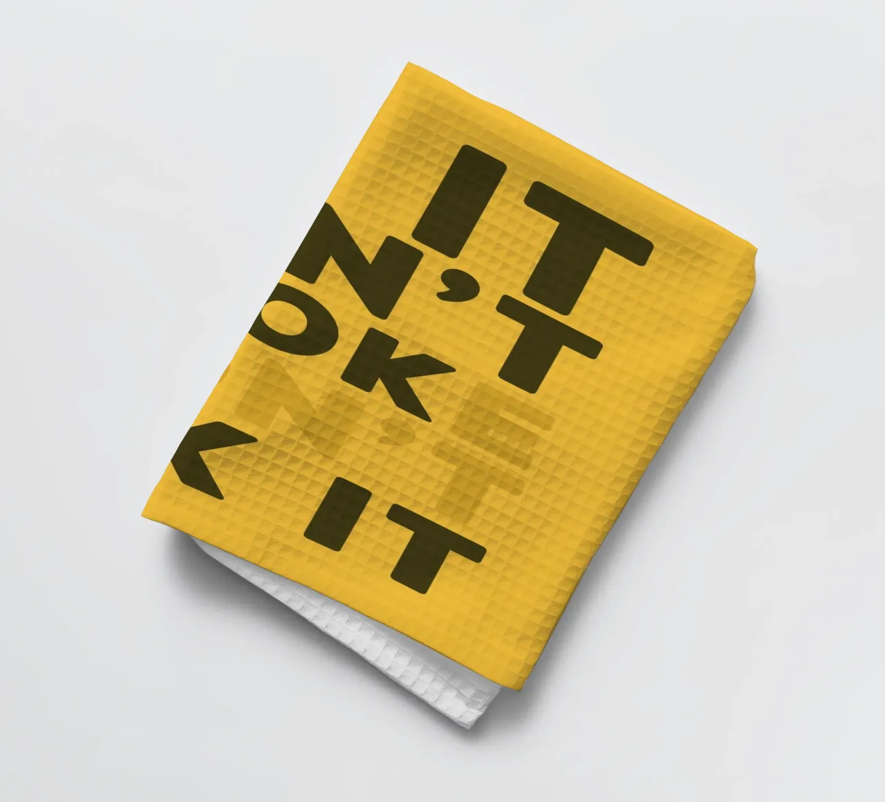 If It Aint't Broke Don't Fix It canovaccio da cucina da WORD & WONDER