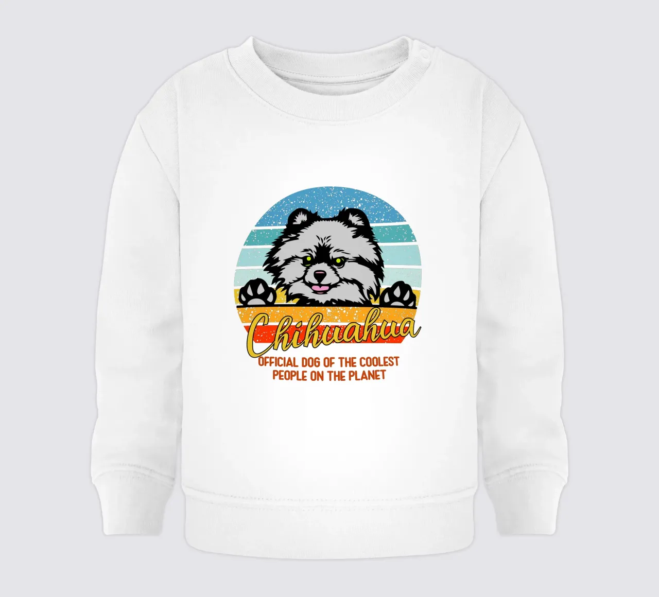 Chihuahua cane ufficiale delle persone più cool del pianeta felpa neonato da ririedis