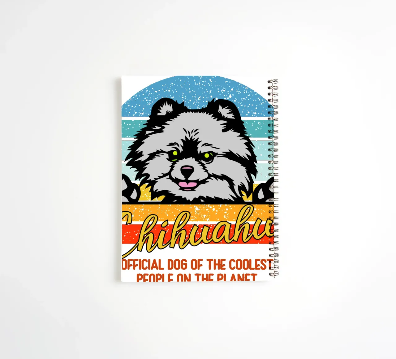 chihuahua official dog of the coolest people on the planet spiral notebook by ririedis