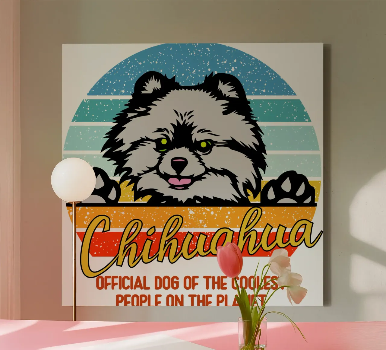 chihuahua official dog of the coolest people on the planet canvas by ririedis