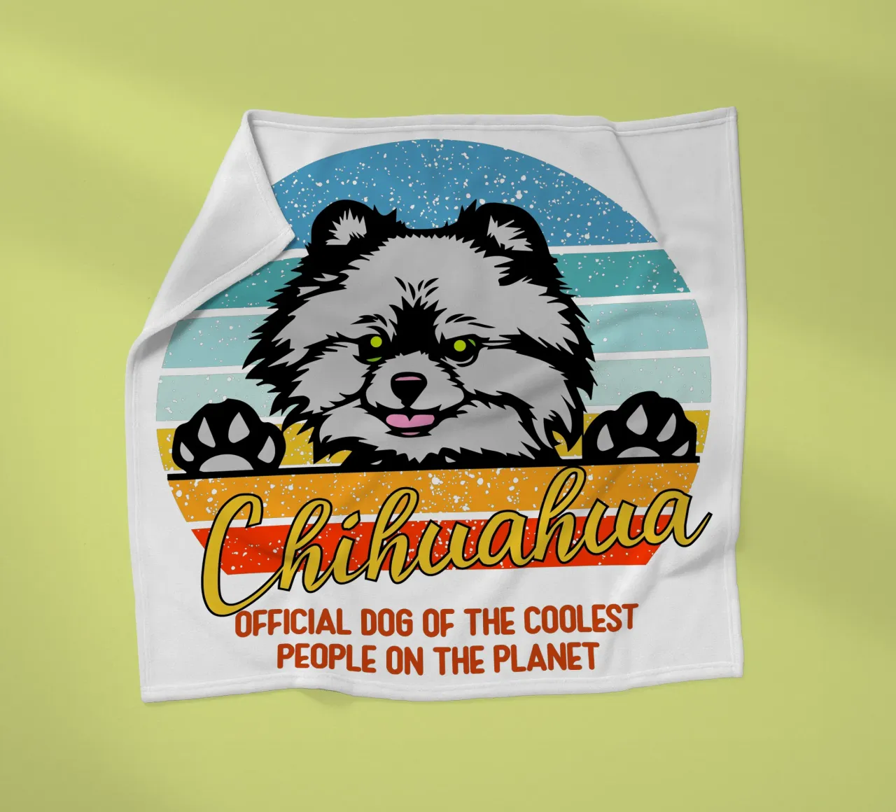 Chihuahua cane ufficiale delle persone più cool del pianeta coperta in pile da ririedis