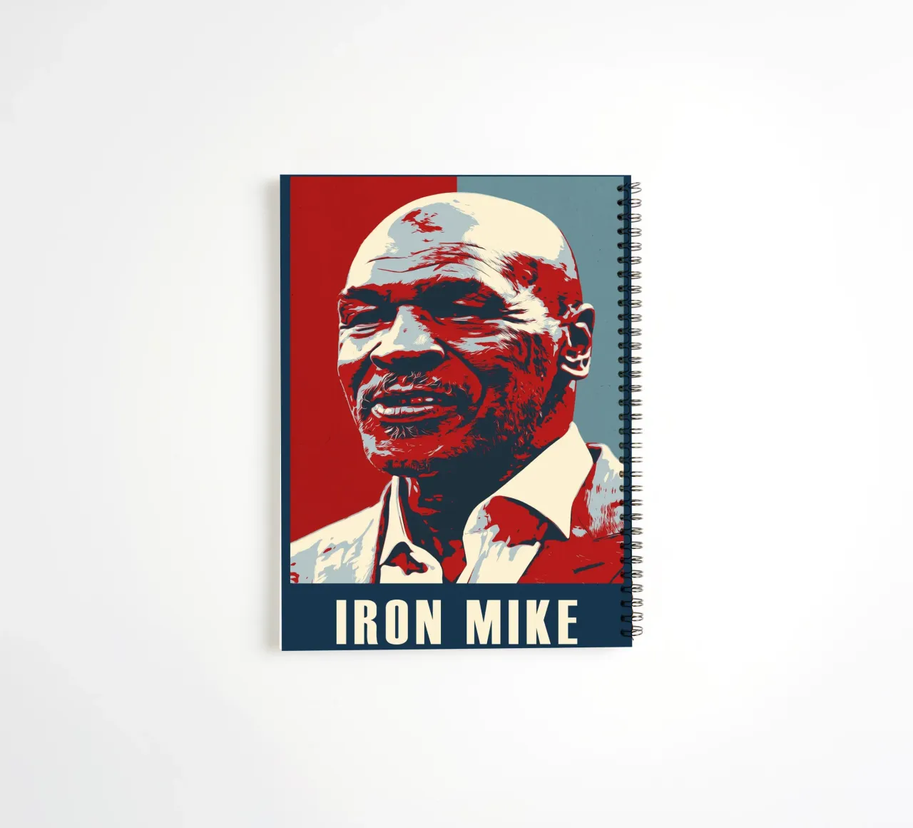 mike tyson spiral notebook by HopeStudio