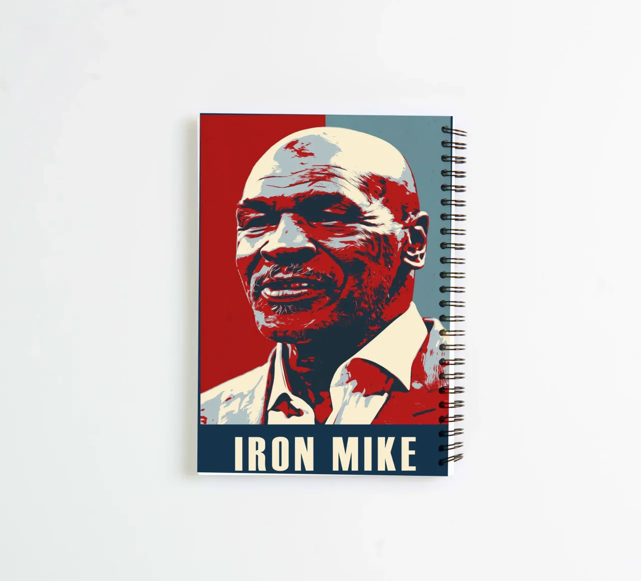 mike tyson spiral notebook by HopeStudio