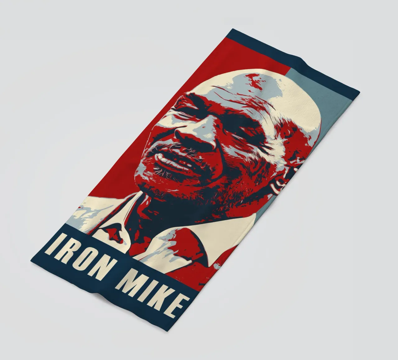 mike tyson beach towel by HopeStudio