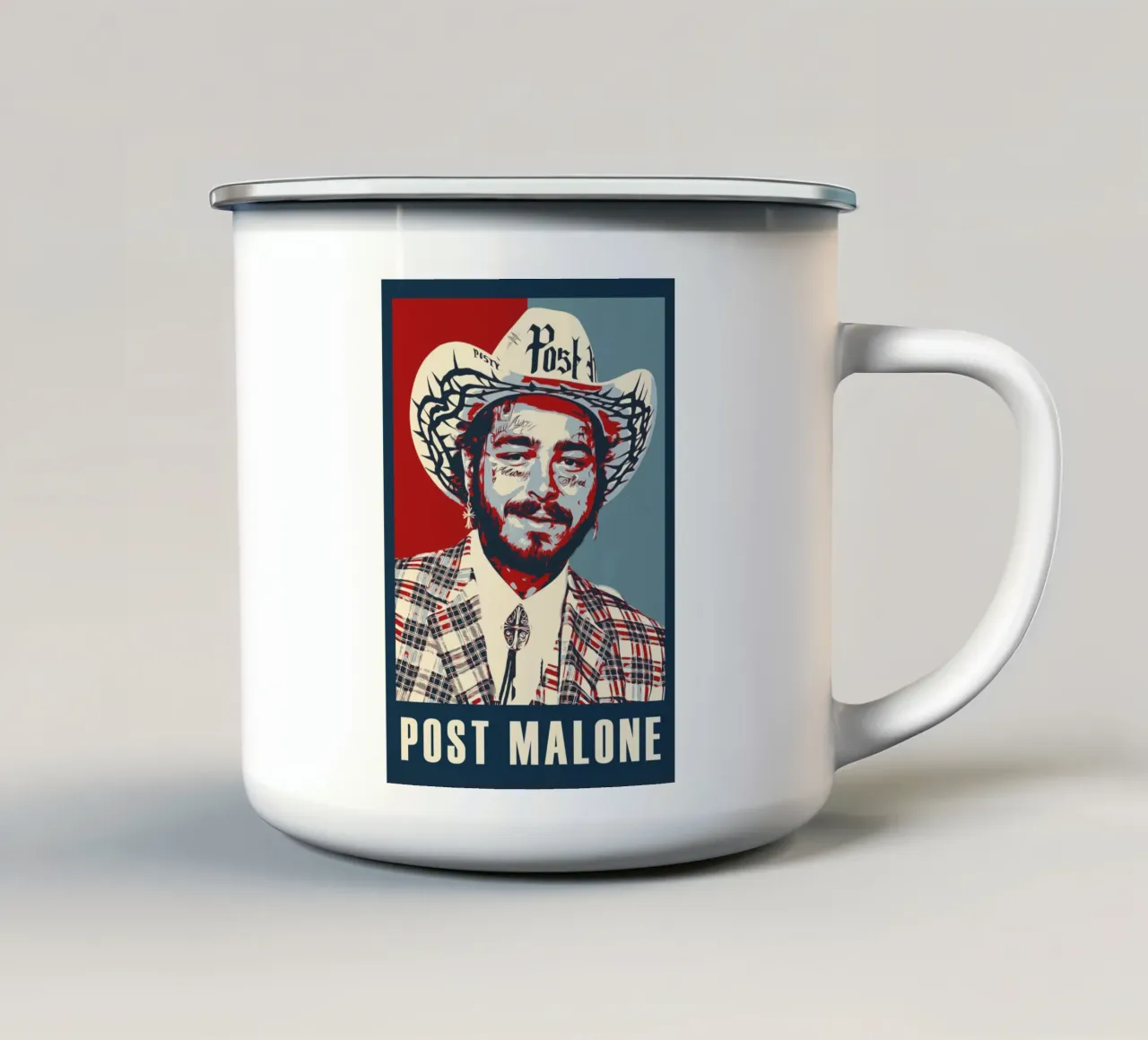Post Malone tazza in smalto da HopeStudio