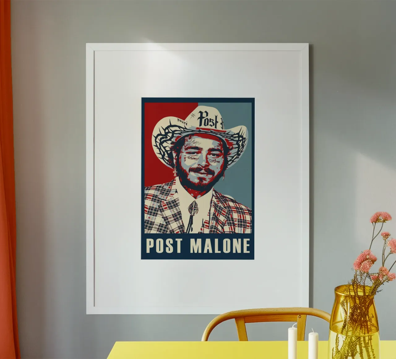 Post Malone poster da HopeStudio