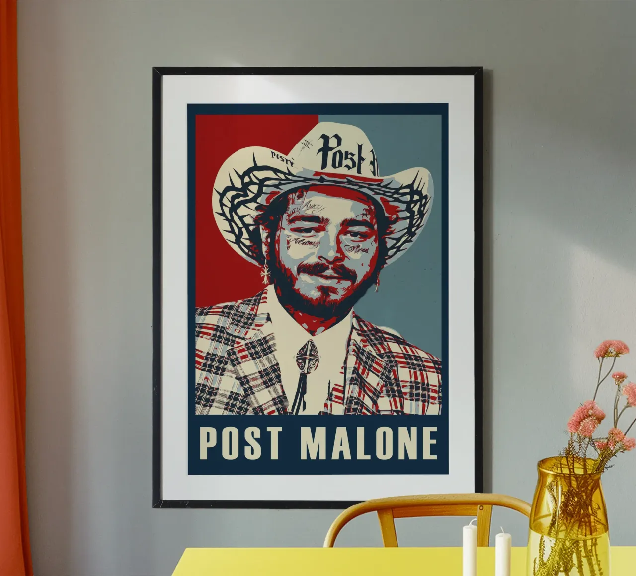 Post Malone poster da HopeStudio