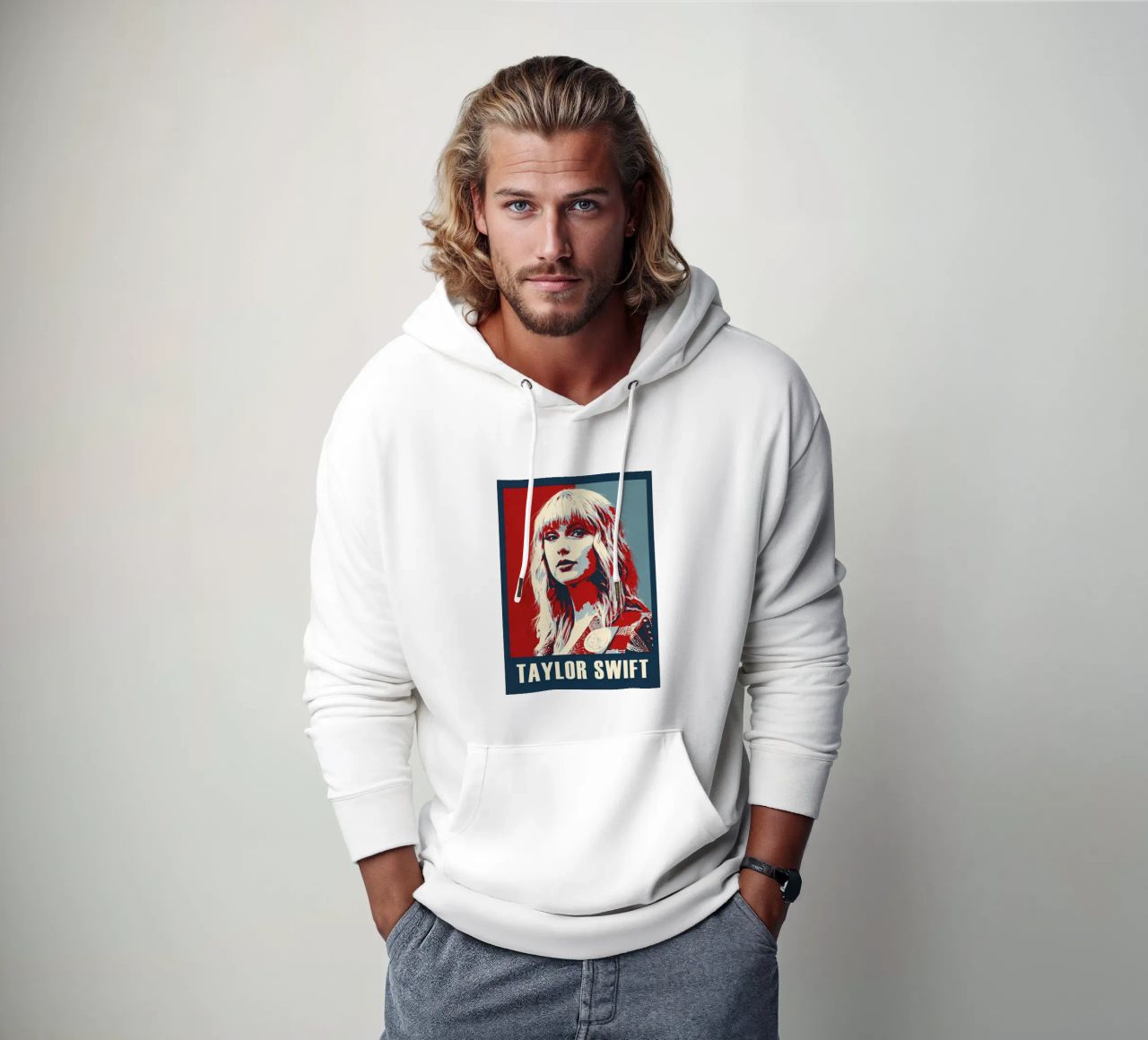 taylor swift felpa con cappuccio da HopeStudio