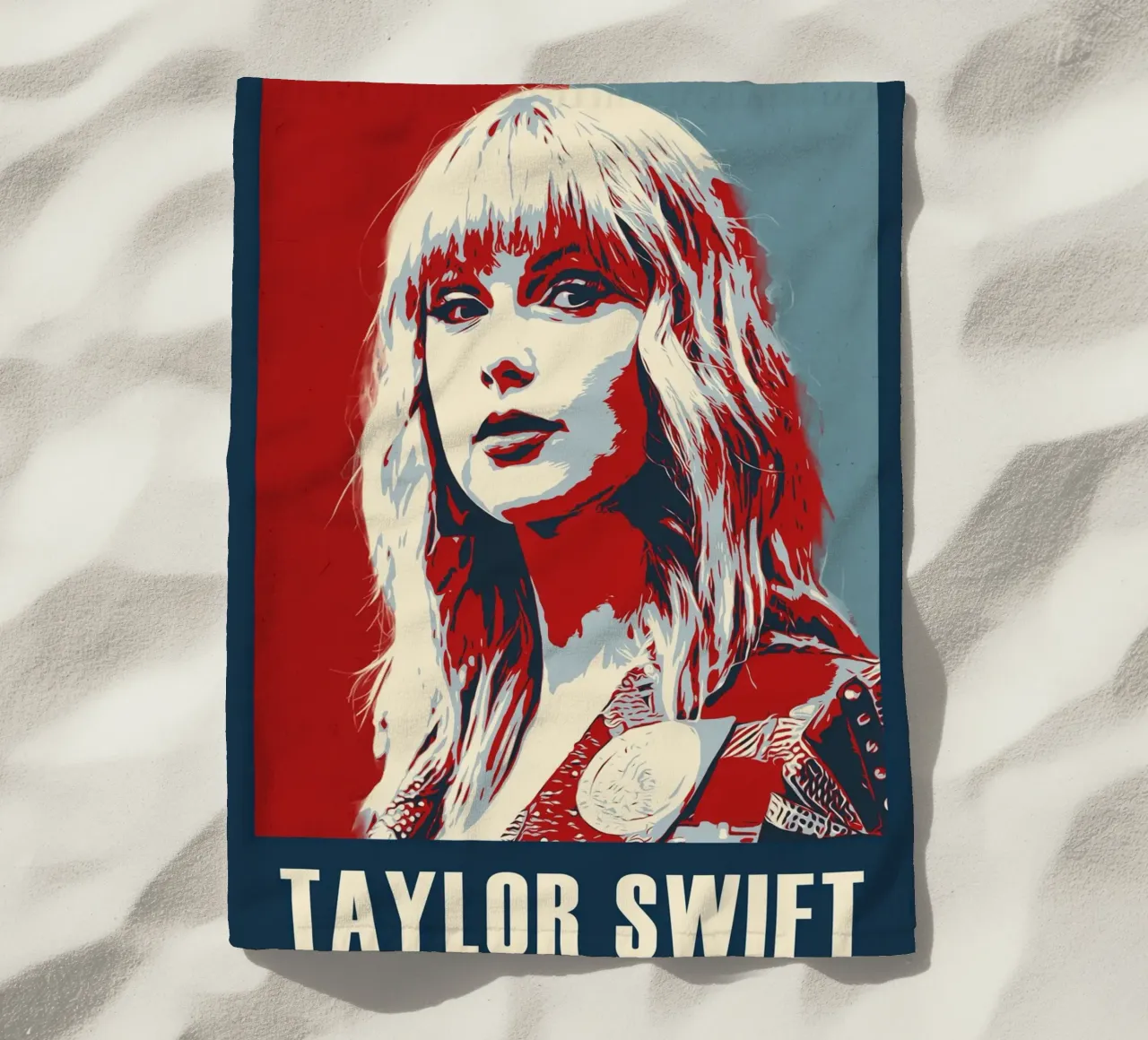 taylor swift toalla de playa de HopeStudio