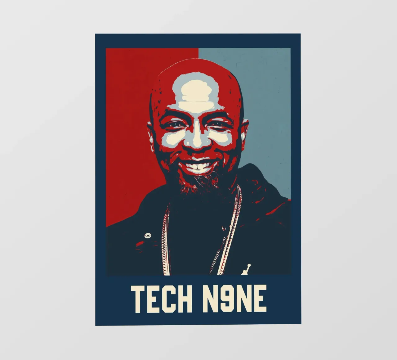 Tech N9ne pellicola backlit da HopeStudio