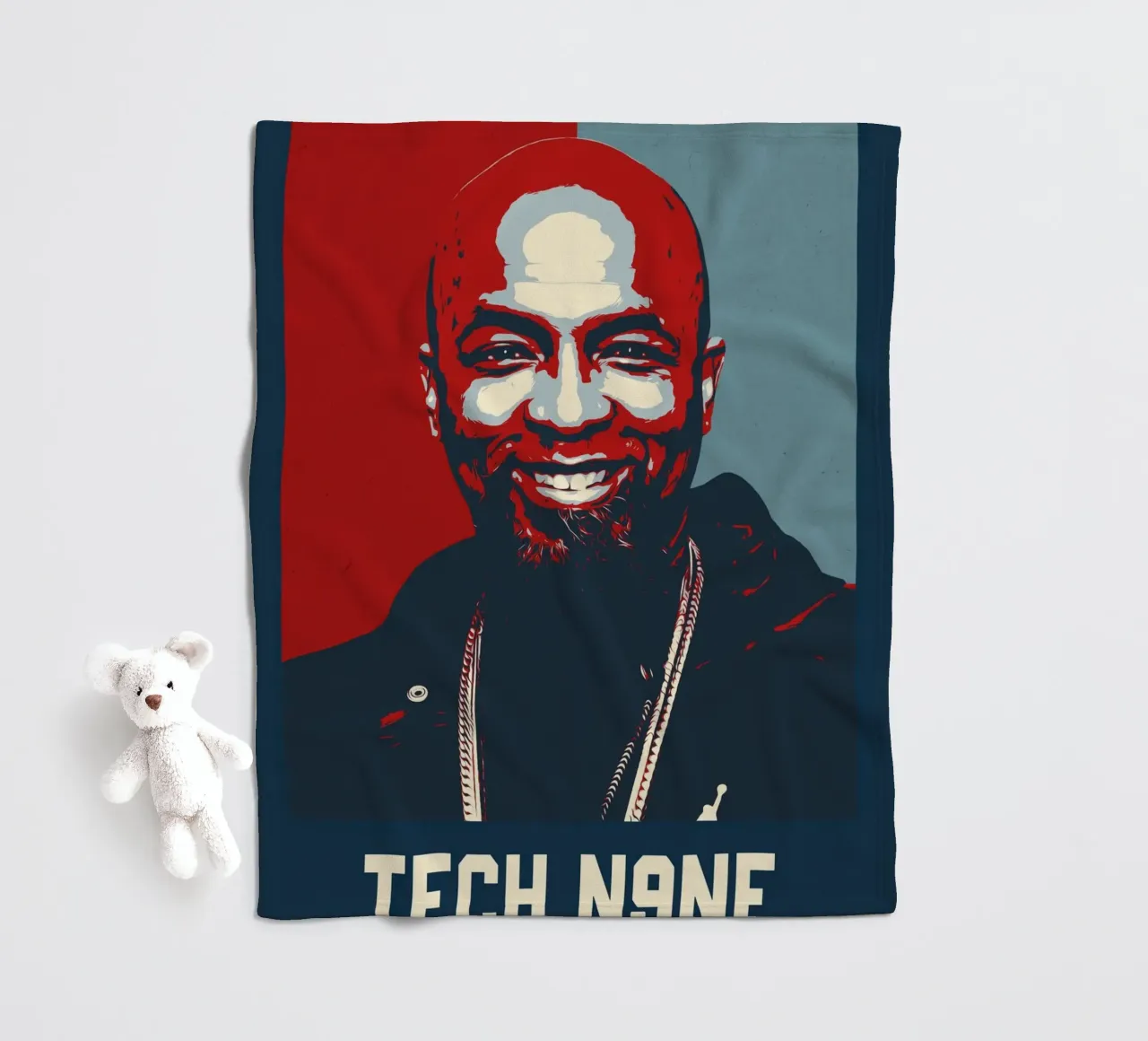Tech N9ne coperta in pile da HopeStudio