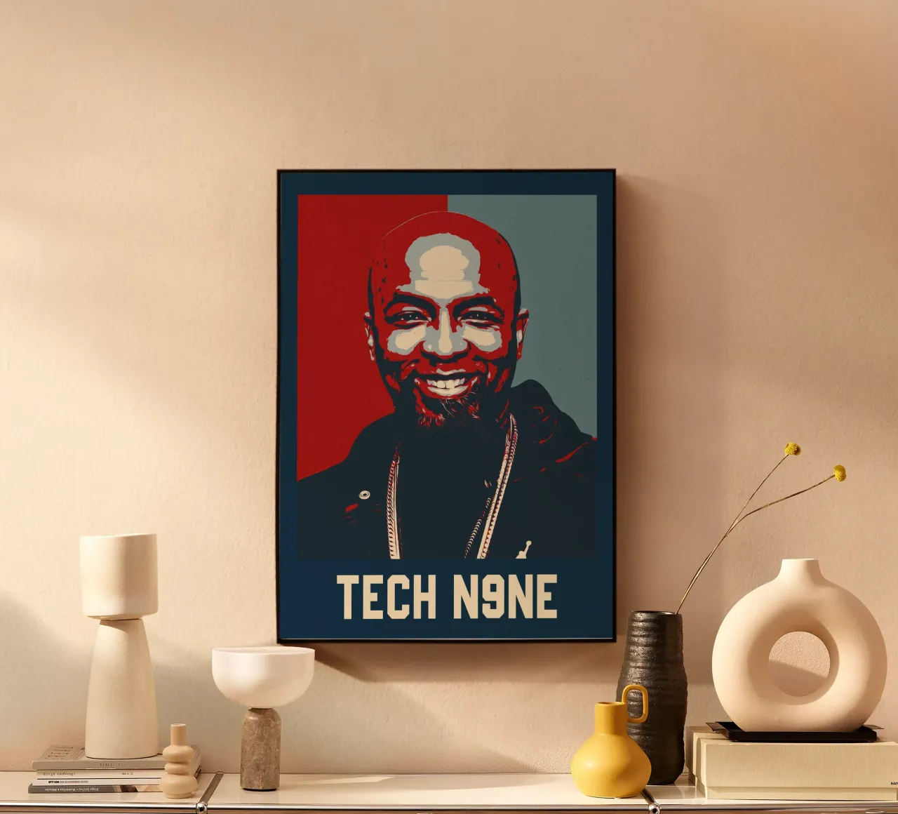 Tech N9ne alluminio dibond da HopeStudio