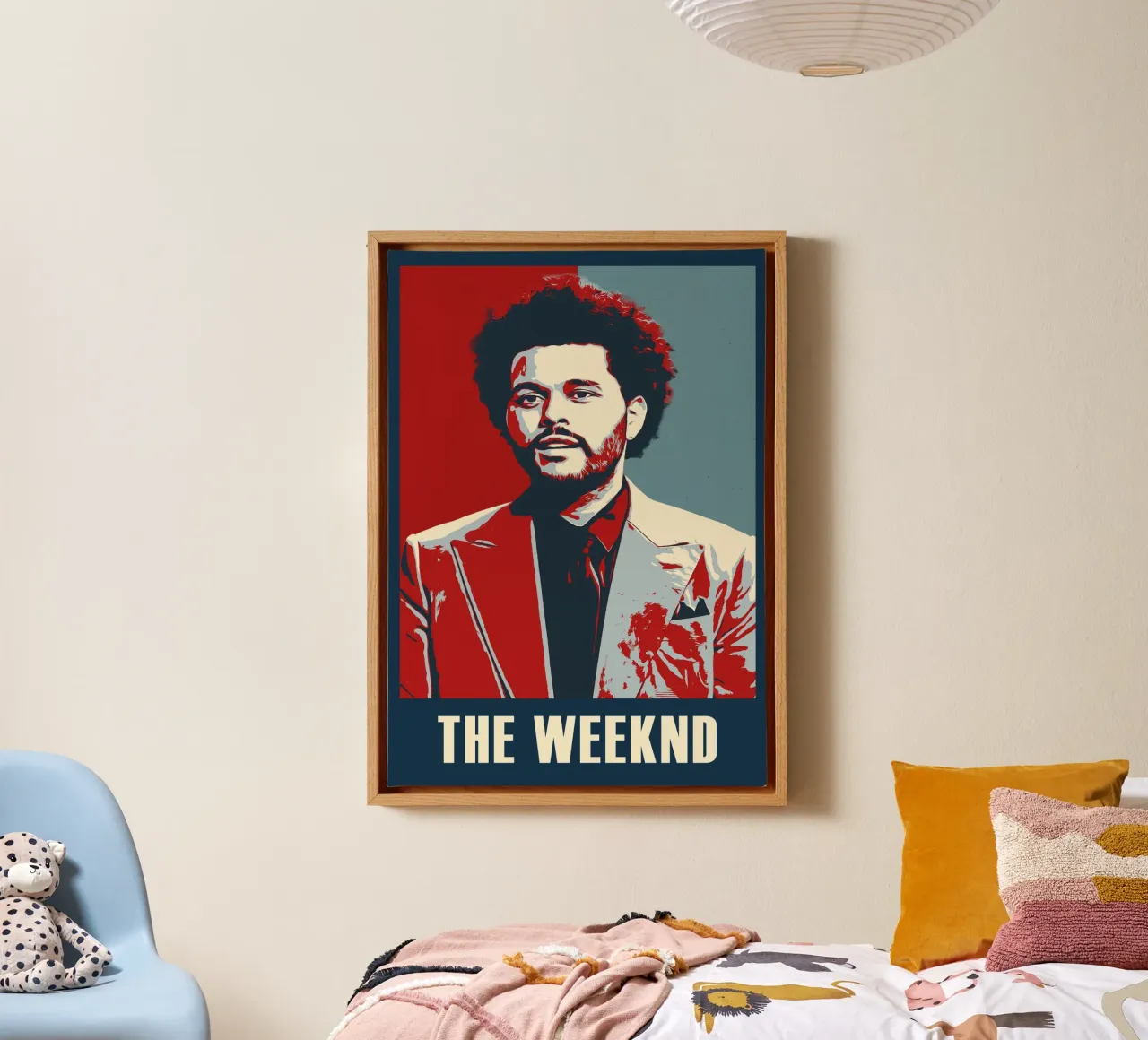 the weeknd tela con Cornice a cassetta da HopeStudio