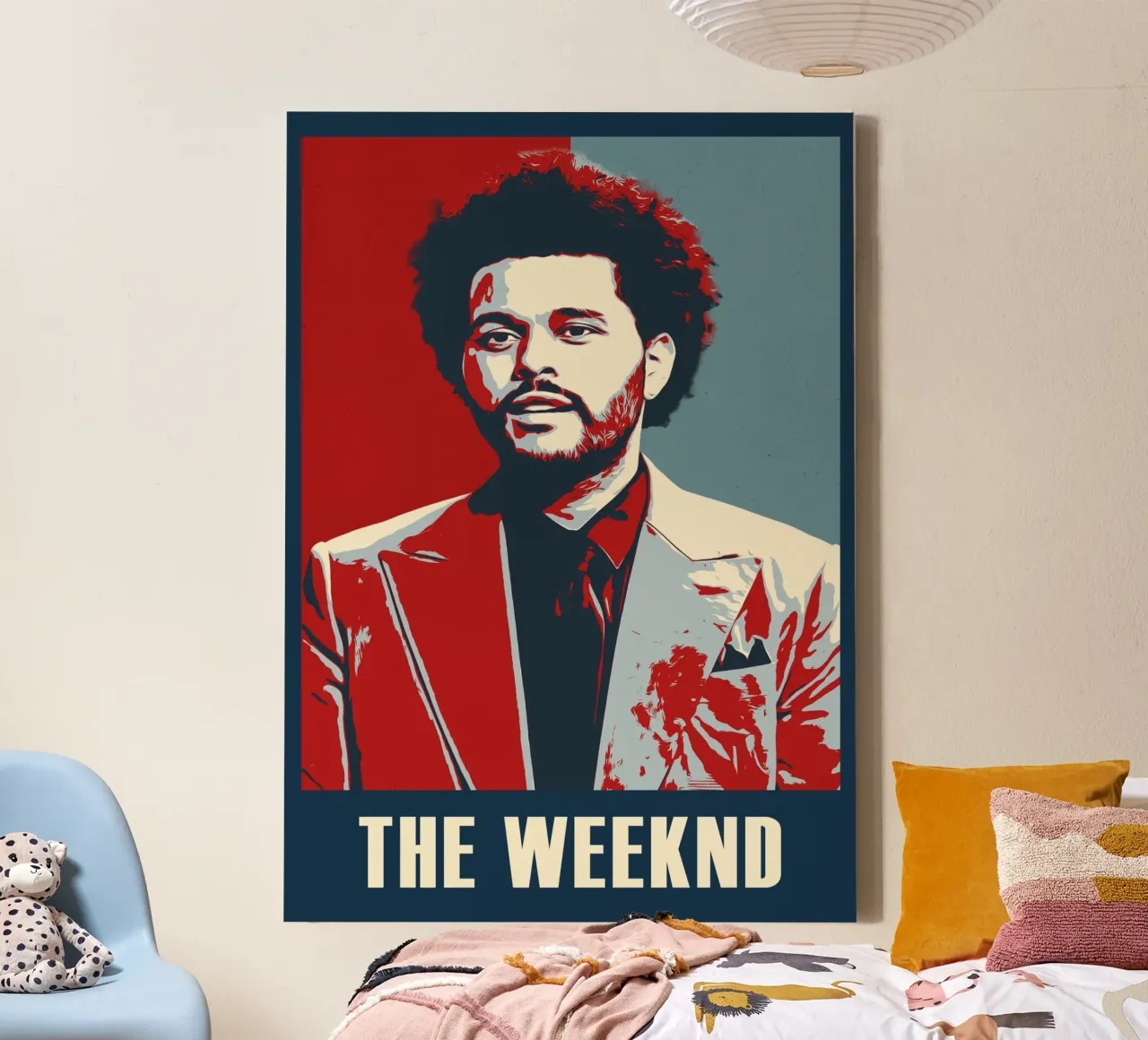 the weeknd tela con Cornice a cassetta da HopeStudio