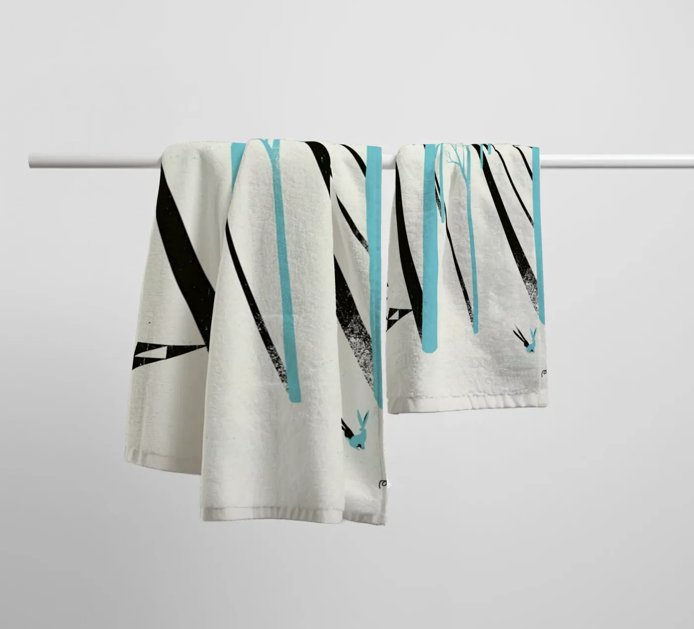 Forest 1b badhanddoek van Pietari Posti