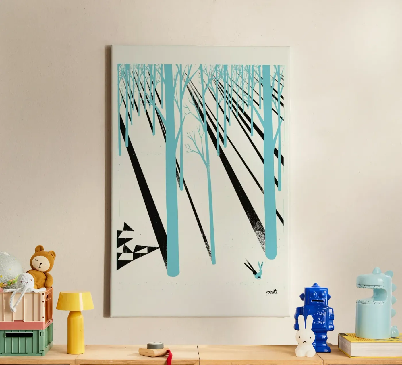 Forest 1b canvas by Pietari Posti