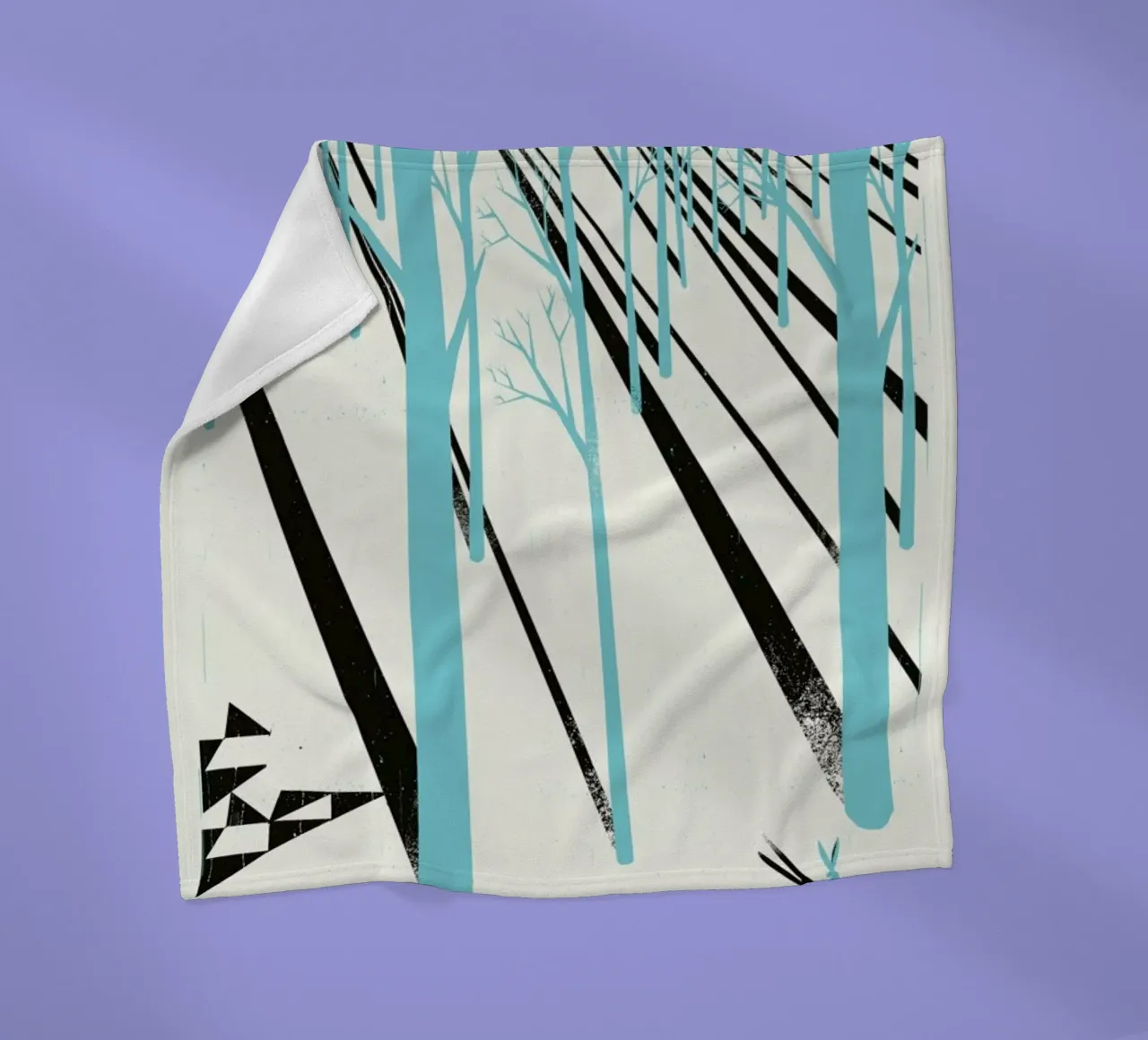 Forest 1b Fleecedecke von Pietari Posti