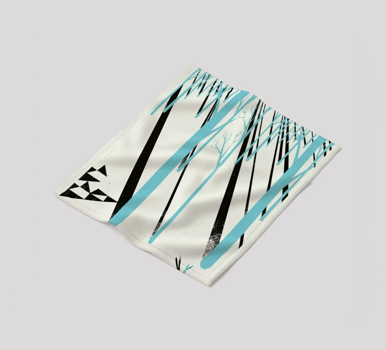 Forest 1b Fleecedecke von Pietari Posti