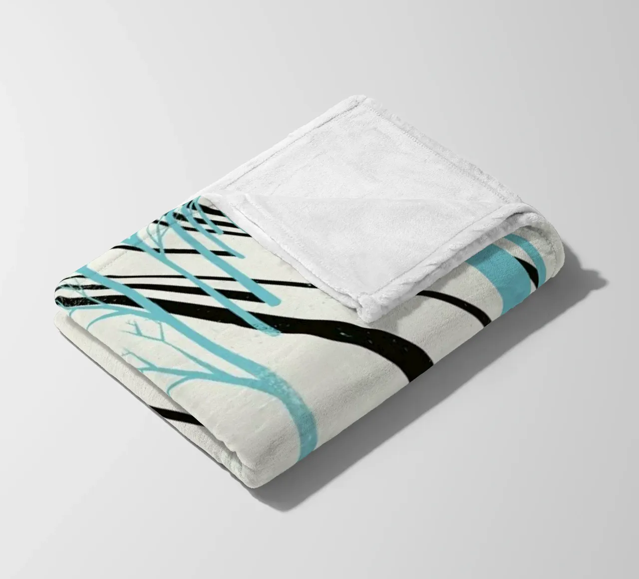 Forest 1b Fleecedecke von Pietari Posti