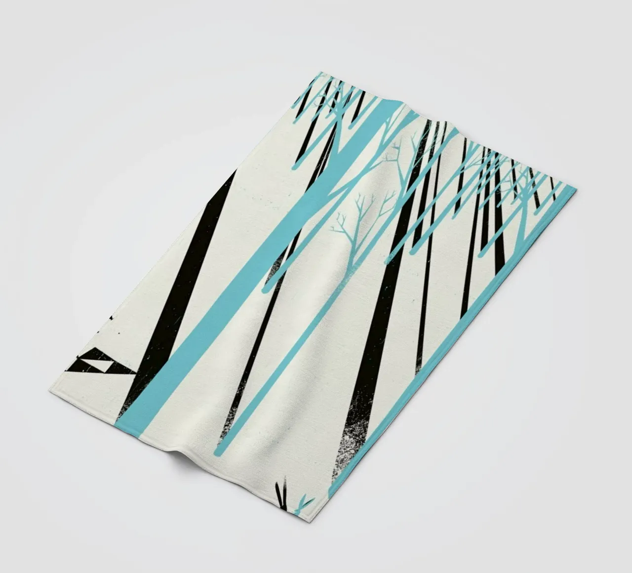 Forest 1b Fleecedecke von Pietari Posti