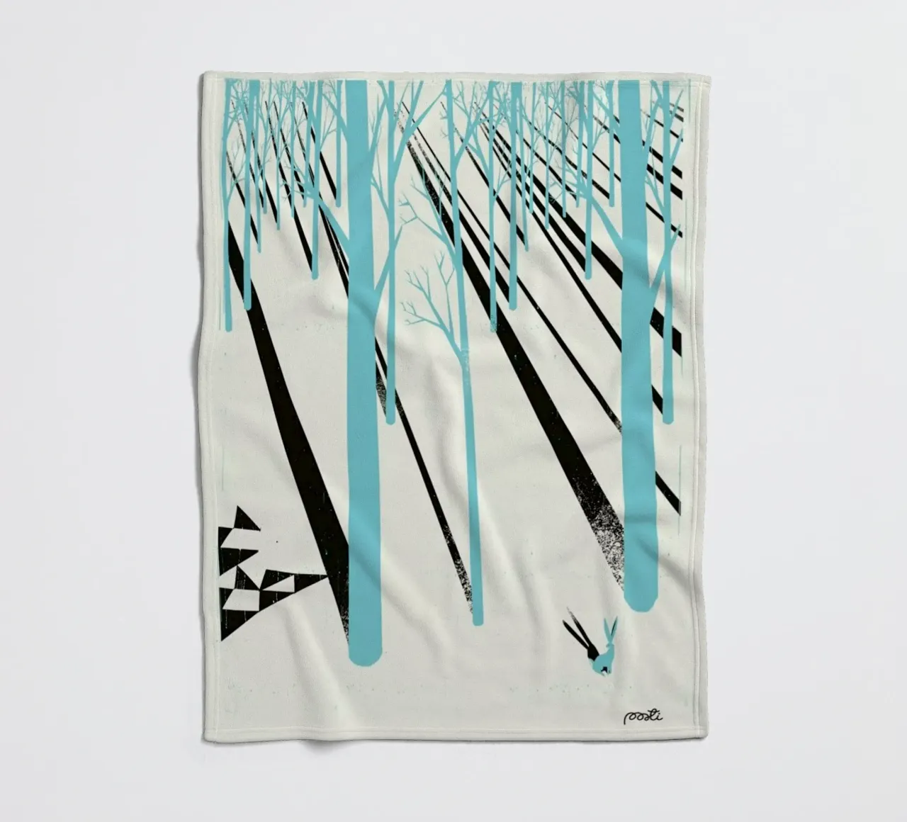 Forest 1b Fleecedecke von Pietari Posti