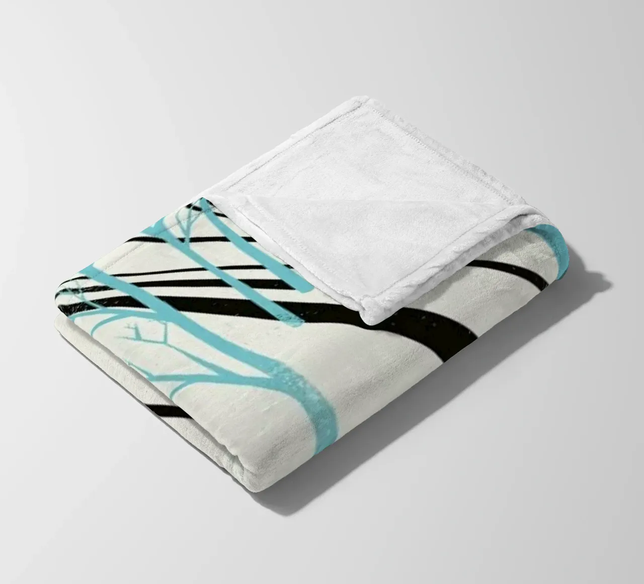 Forest 1b Fleecedecke von Pietari Posti