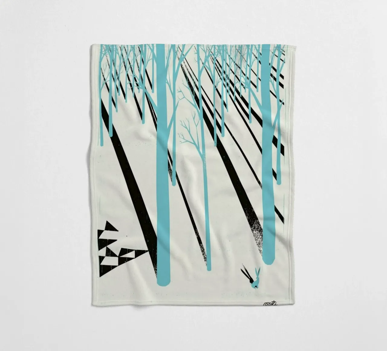 Forest 1b Fleecedecke von Pietari Posti