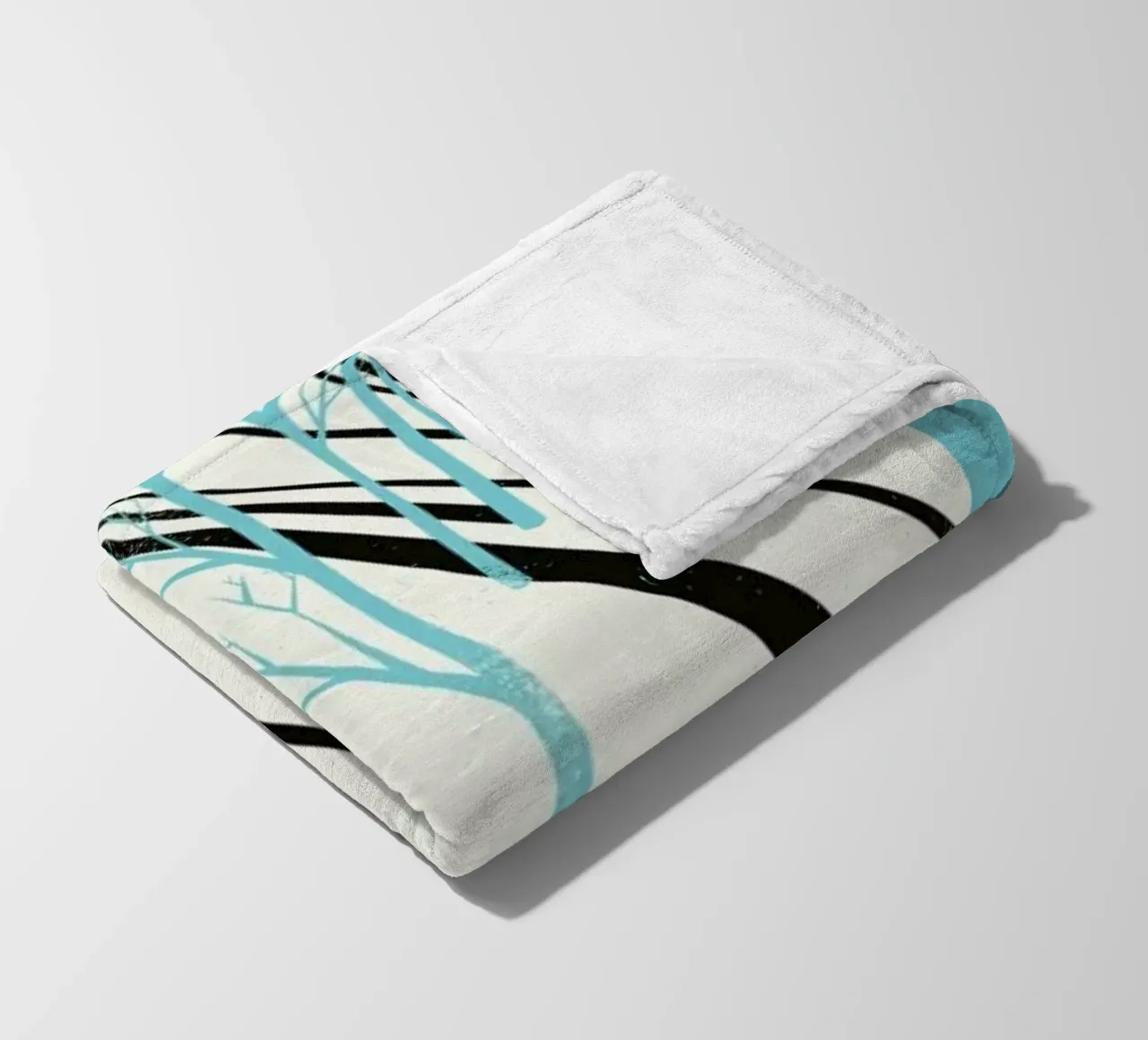 Forest 1b Fleecedecke von Pietari Posti