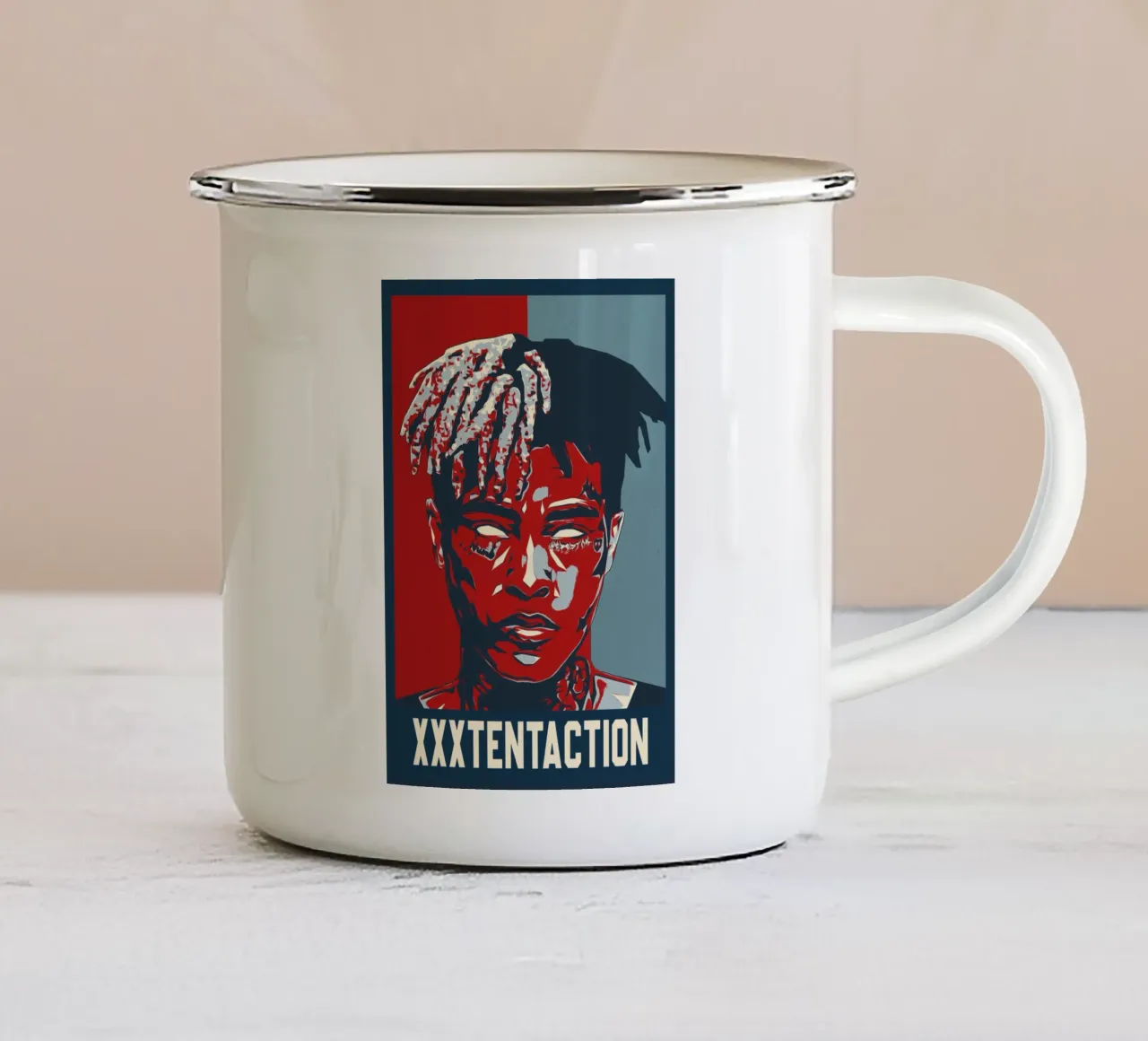 xxxtentaction tazza in smalto da HopeStudio