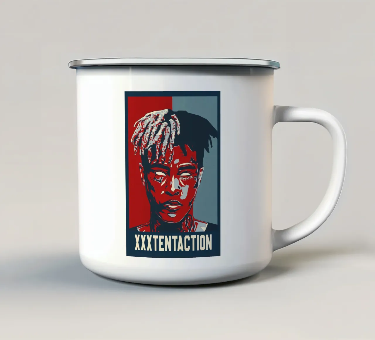 xxxtentaction tazza in smalto da HopeStudio