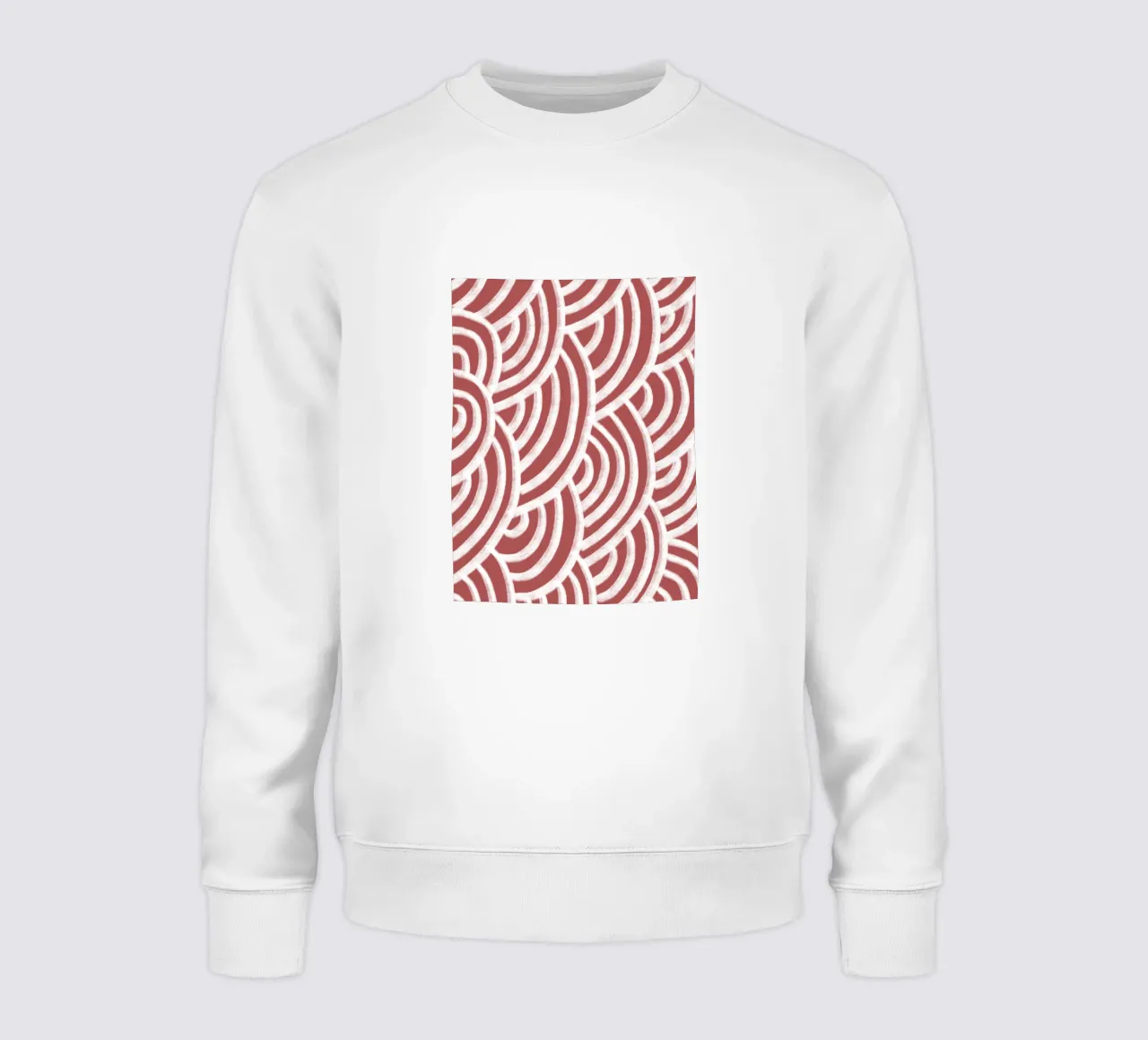 Line study II - red felpa da BAINAI