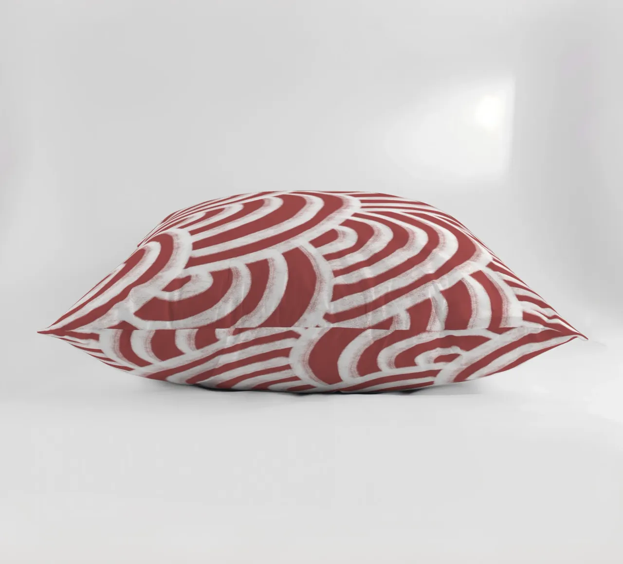 Line study II - red cuscino da BAINAI
